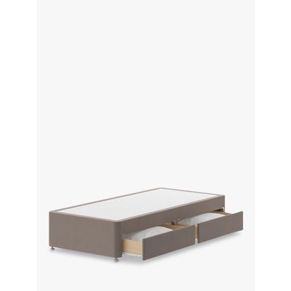 Silentnight 2 Drawer Divan Base, Single Mink | L190 x W90 x H38cm