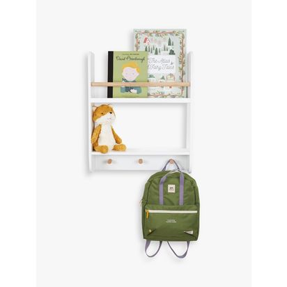 Great Little Trading Co Display Wall Shelf, White White | H67 x W19.5 x D10.5cm