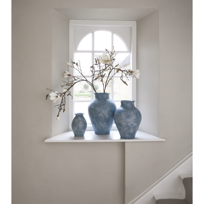 Large Fyli Vase - Distressed Blue