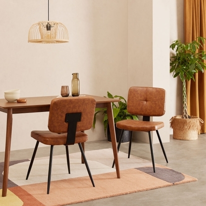 Brockwell Dining Chair, Vintage Tan