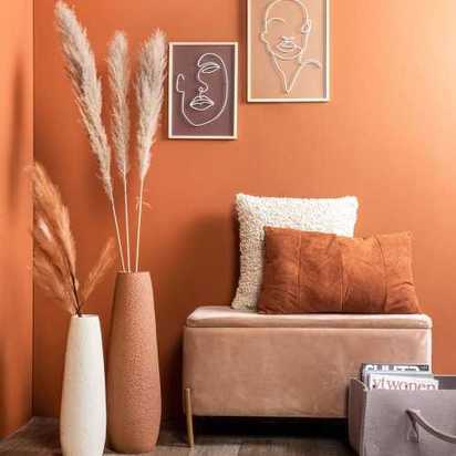 OUTLET Elegance Vase - Terracotta Orange - Small