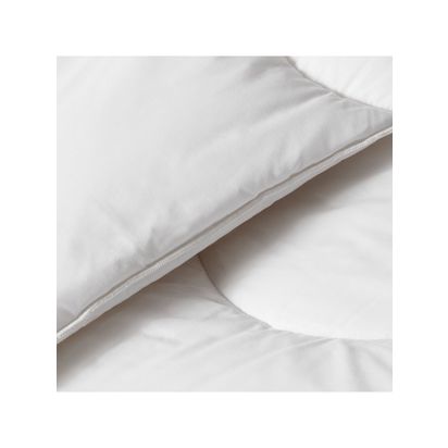 John Lewis Microfibre Duvet, 15 Tog White | H28 x W28 x D28cm