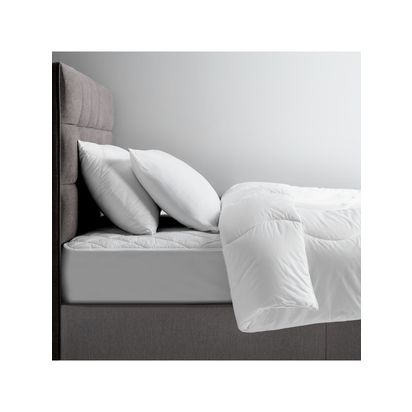 John Lewis Microfibre Duvet, 15 Tog White | H28 x W28 x D28cm