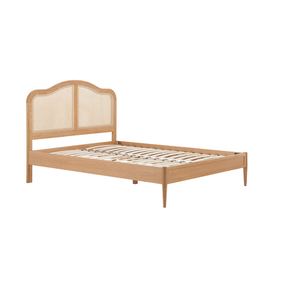 Leonie Rattan Bed Oak