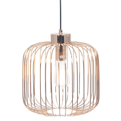 Dania French Gold Metal Wire Pendant