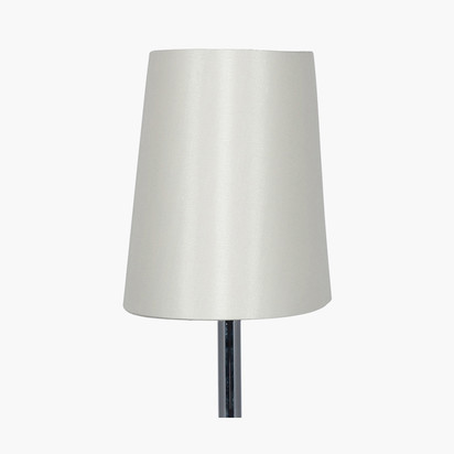 Martha 35cm Cream Oval Silk Mix Tapered Lampshade