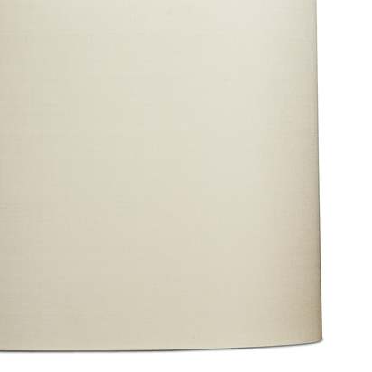26cm short drum shade in ivory dupion silk