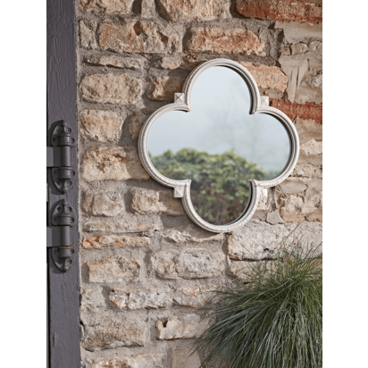 Outdoor Quatrefoil Mirror