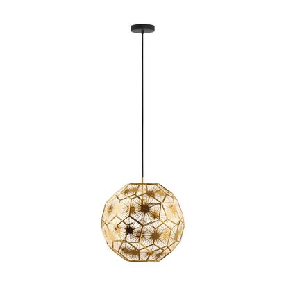 Skoura Black and Brass Ceiling Pendant Light