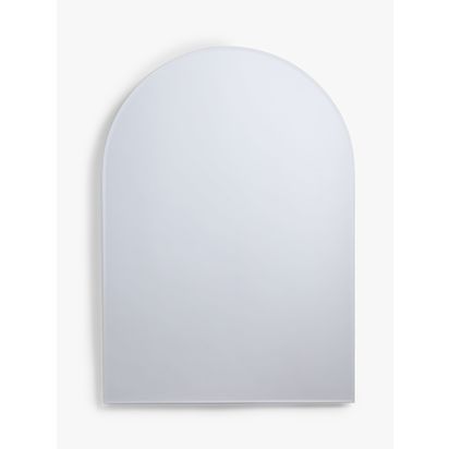 John Lewis Arch Wall Mirror Silver | H70 x W50 x D0.4cm