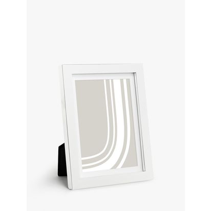 John Lewis Box Photo Frame, Silver Plated Silver | 25.8 x 20.8 x 2.1cm