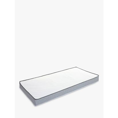 Kub Comfy Eco Spring Cotbed Mattress, 140 x 70cm White | 140 x 70 x 10cm