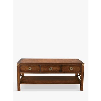 Laura Ashley Balmoral Coffee Table Chestnut Brown | H47 x W110 x D60cm