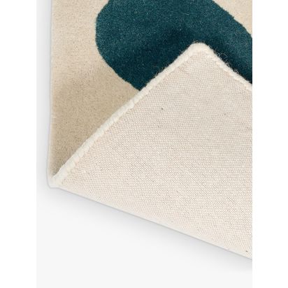 Orla Kiely Linear Stem Wool Rug Kingfisher | L230 x W160cm