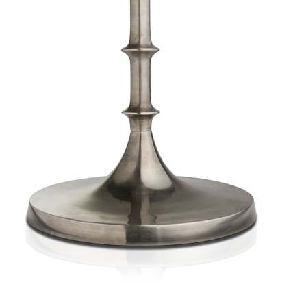 Pitigliano floor lamp in antique silver