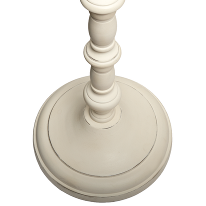Eclipse floor lamp in Distressed white