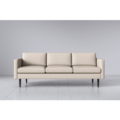 Velvet 3 Seater Sofa from Swyft | Vine | Model 01 | Next Day Delivery