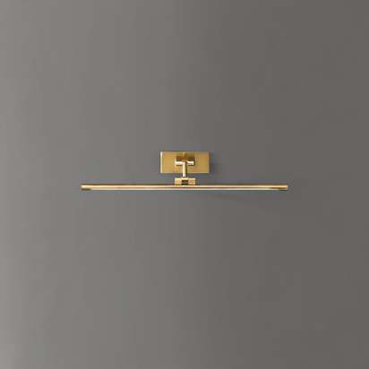 Smaller Milton picture light in brass