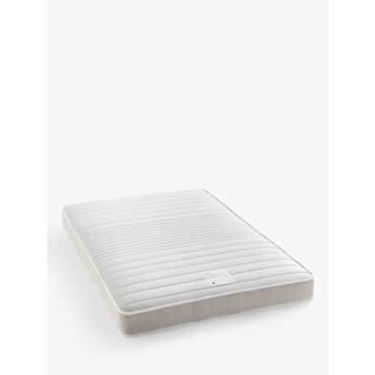 John Lewis Open Spring Comfy Mattress, Regular Tension, King Size White | H18 x W150 x D200cm