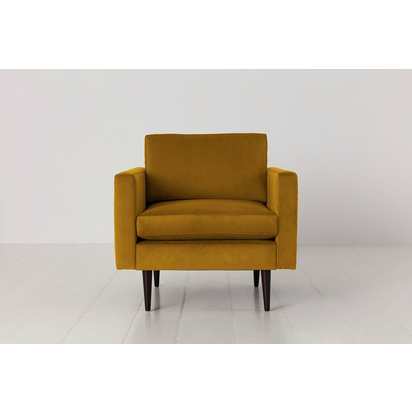 Model 01 Armchair From Swyft | Yellow | Quick Delivery