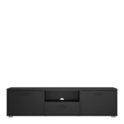 Kendal 3 TV Unit with 2 Doors 1 Drawer 147cm Black