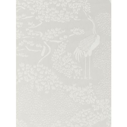 John Lewis Willow Landscape Made to Measure Curtains or Roman Blind, Silver Silver | H0.10 x W140 x D30cm