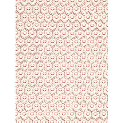 GP & J Baker Hawkbury Wallpaper Red / Green, Pw78027/5 | L10m x W52cm