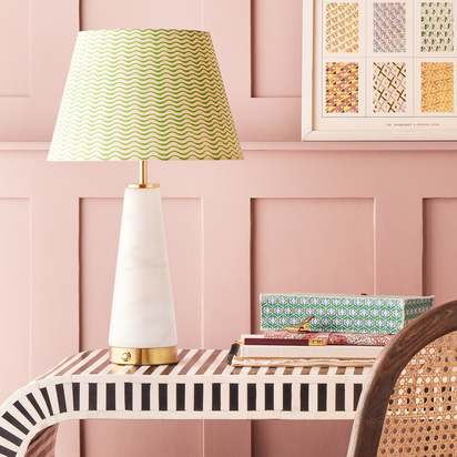 Sphynx rechargeable table lamp in white marble