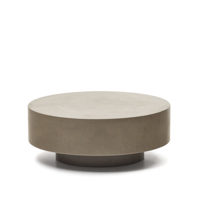 Garbet cement coffee table, Ã˜ 80 cm