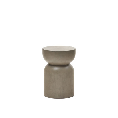 Garbet round cement side table, Ã˜ 32 cm