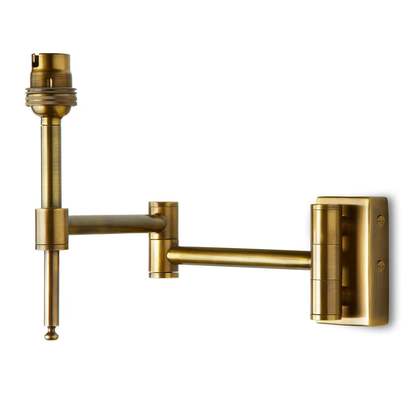 Cagney Wall fitting in antiqued brass