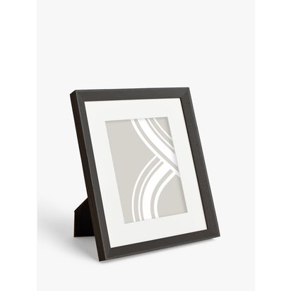 John Lewis Isla Photo Frame & Mount, FSC-Certified (Oak Wood) Black | 16 x 21 x 2.5cm