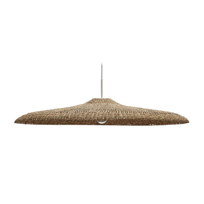 Cruilles natural fiber ceiling lamp shade in a natural finish, Ã˜ 100 cm