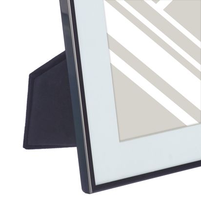 John Lewis Daya Photo Frame & Mount Gunmetal | 25.7 x 20.7 x 1.6cm