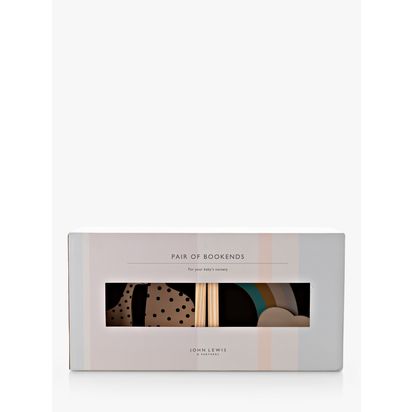 John Lewis Giraffe & Rainbow Nursery Bookends