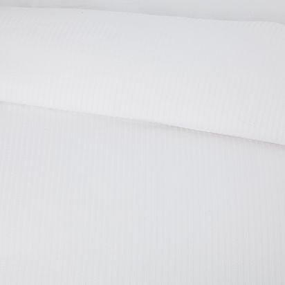 John Lewis Strada Seersucker Stripe Cotton Bedding White | H200.00cm * W200.00cm