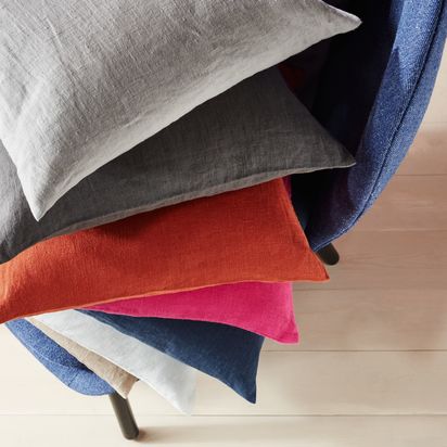 John Lewis Linen Cushion French Grey | 50 x 50cm
