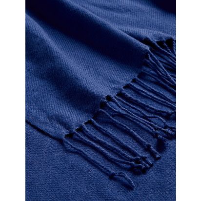 John Lewis ANYDAY Plain Throw, Navy