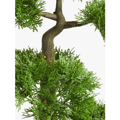 John Lewis Artificial Bonsai Pine Tree | H46 x W29 x D29cm