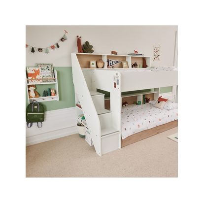 Great Little Trading Co Display Wall Shelf, White White | H67 x W19.5 x D10.5cm