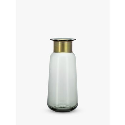 nkuku Miza Vase, H32cm Smoke | H32 x Dia.14cm