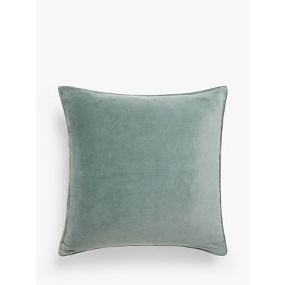 John Lewis Suzani Floral Cushion Ultramarine | 50 x 50cm