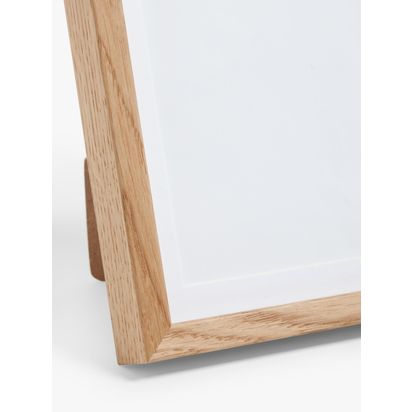 John Lewis Fine Oak Wood Photo Frame & Mount, Natural Natural | 15 x 20 x 2cm