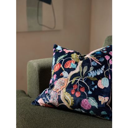John Lewis Fruit Tree Cushion, Night Sky Night Sky | H50 x W50cm
