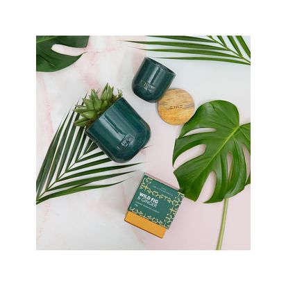 The Little Botanical Forever Green Candle Gift Set Green | H13 x W34 x D25cm