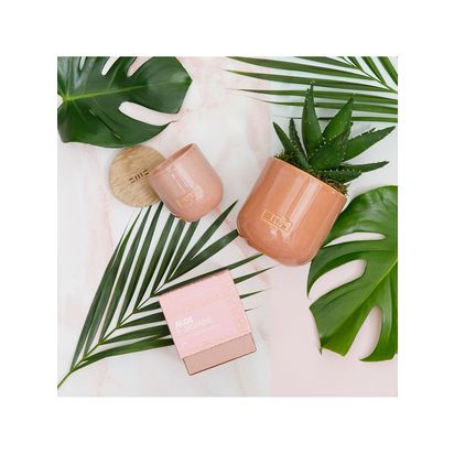 The Little Botanical Pink Cashmere Candle Gift Set Pink | H13 x W34 x D25cm