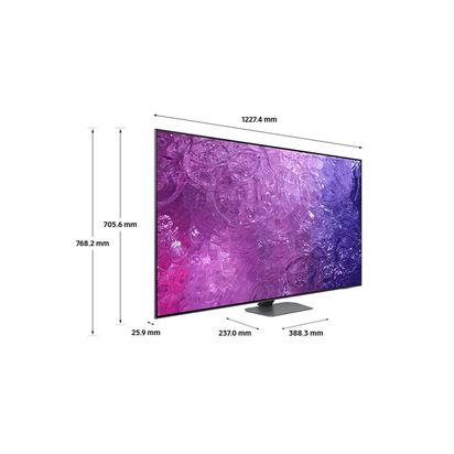 Samsung QE55QN90C (2023) Neo QLED HDR 4K Ultra HD Smart TV, 55 inch with TVPlus & Dolby Atmos, Carbon Silver