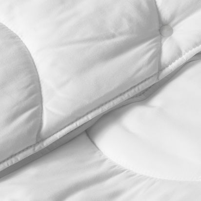 John Lewis Synthetic Soft Touch Washable 3-in-1 Duvet, 13.5 Tog (4.5 + 9 Tog) White | W200 x D200cm