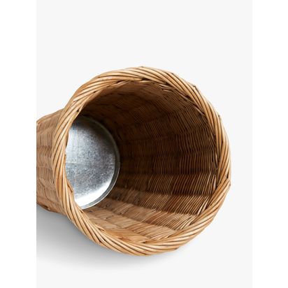 John Lewis Modern Country Wicker Umbrella Stand Natural