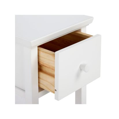 John Lewis Wilton Bedside Tables, Set of 2 White | Each table: H55 x W31.2 x D32cm